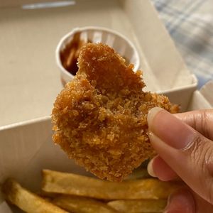 Más coliflor apanado #Veganuary at Comeplantas in Ibague