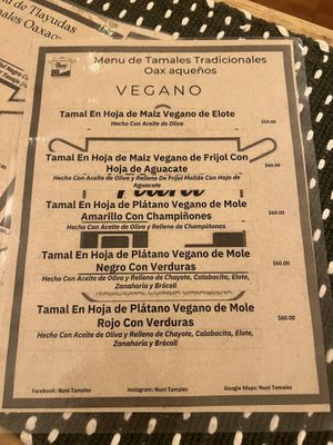   at Nuni Tamales in Tijuana