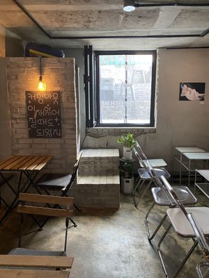 Little spot to sit out back too!  at The Closet in Seoul