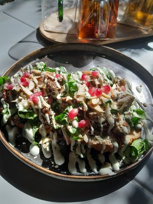 Vegan cheese sandwich at iNput in Ankara