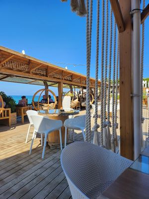  at D'Amour Beach Bar in Corfu