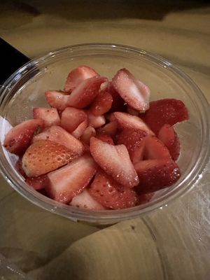 Fresh strawberries   at Europa Park - Jack's DELI in Rust