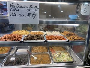 Ready made ingredients   at Vegetarian 素 - Peninsula Plaza in Central Singapore