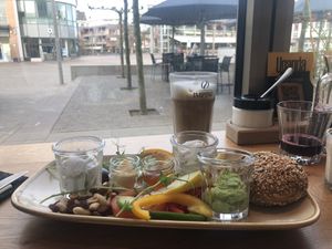 Vegan breakfast  at Imping Kaffee in Bocholt