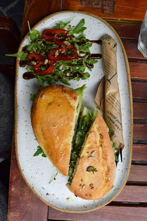 The vegan sandwich !  at Tipografia in Brasov