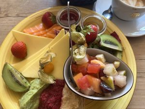 Vegan breakfast   at Zimt & Zucker in Berlin