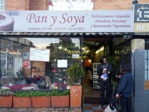 exterior at Momentos de Pan y Soya in Bogota