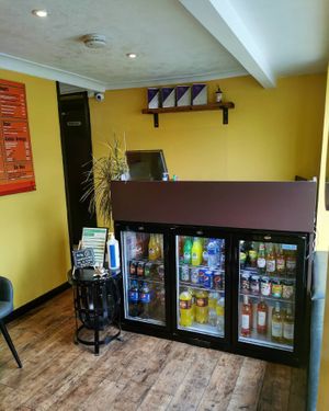 Inside store at Nacho Cheese in Trowbridge