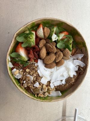 green bowl  at Shake Cafe - Via dei Neri  in Florence