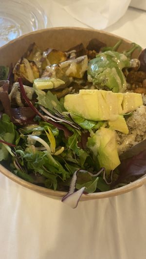 Vegan chickpea Caesar  at Shake Cafe - Via dei Neri  in Florence