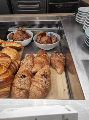 Vegan croissants at Shake Cafe - Via dei Neri  in Florence