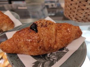 Croissant with amora jam at Shake Cafe - Via dei Neri  in Florence