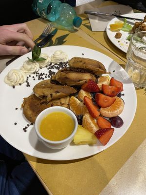 Chocolate Orange pancakes  at Shake Cafe - Via dei Neri  in Florence