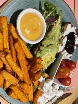 Vegan all-day breakfast  at Shake Cafe - Via dei Neri  in Florence