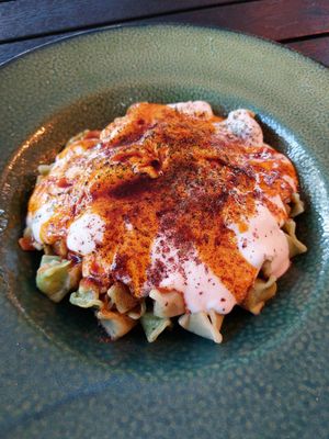 Manti with potato filling at myMANTI in Ludwigshafen