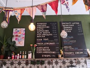 Hot drinks at The Gnome Cafe in Maldon