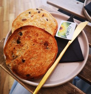 Toasted Teacake at The Gnome Cafe in Maldon