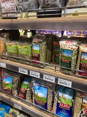 Beans and grains at Fresh Garden in Tirana