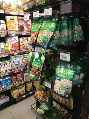 Dried snacks at Fresh Garden in Tirana