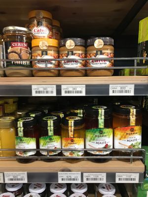 Jams and nut butters at Fresh Garden in Tirana