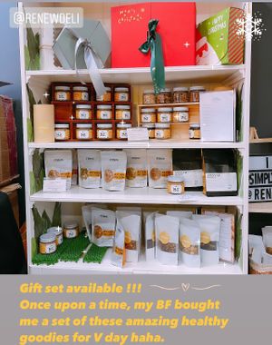 Vegan spread, nuts available at Renew Deli in East Singapore