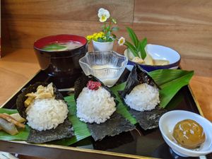 Lunch set at Calm Cafe Warm Tree - 穏（おん）Caféあたたかい木 in Yamaga