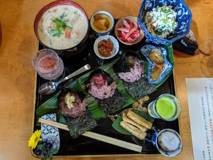 Lunch at Calm Cafe Warm Tree - 穏（おん）Caféあたたかい木 in Yamaga