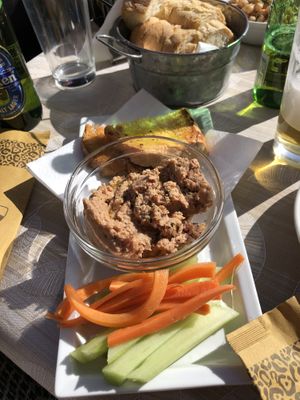 Hummus  at Bar Il Palio in Siena