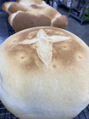 Fresh baked bread  at El Secreto De Bruny in Carolina