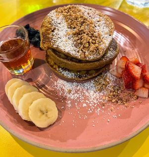 Pumpkin pancakes  at El Secreto De Bruny in Carolina