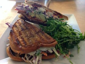 banh mi sandwich  at Thrive Juice Bar in Kitchener Waterloo