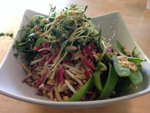 Pad Thai at Thrive Juice Bar in Kitchener Waterloo