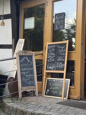 Ansicht von der Terrasse   at Teetied in Braunschweig