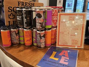 Beers at Cheese Louise in Portland