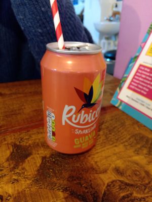 Guava juice at Desi Street Food in Leicester
