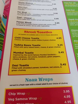 Street toasties at Desi Street Food in Leicester