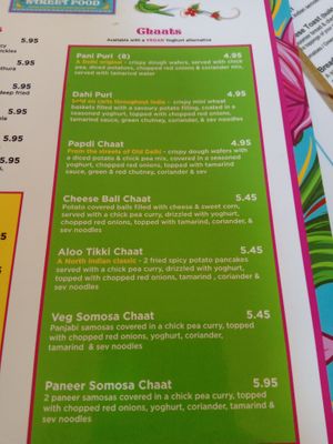 Chaats at Desi Street Food in Leicester