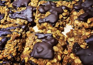 Chocolate flapjacks  at Greedy Vegan in Chelmsford