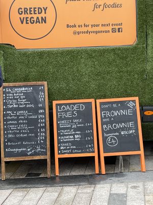 Menu  at Greedy Vegan in Chelmsford