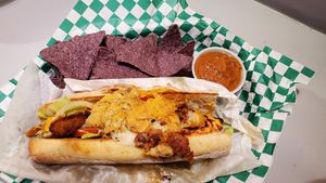 Philly Fake Steak at Banu Vegan in Durham