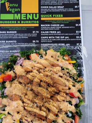 Powerhouse Bowl with Skrimp 😋 #Veganuary at Banu Vegan in Durham