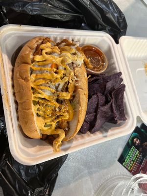 Philly fake steak   at Banu Vegan in Durham