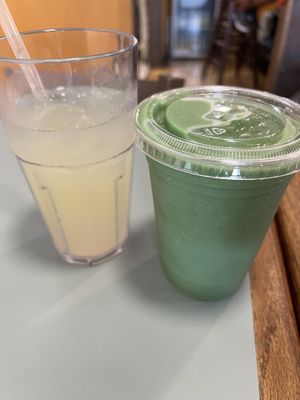 Ginger Tea & Green paradise…  at Banu Vegan in Durham