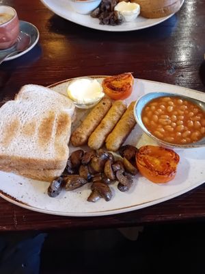 Vegan breakfast at Copper Cogs in Long Eaton