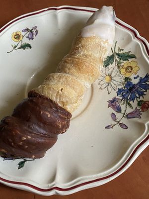 Rurka with tofuu  at Cukiernia Starowicz in Krakow