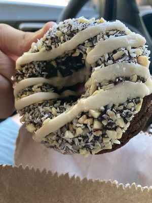 Joy - chocolate special  at Dude's Donuts in Port Orchard
