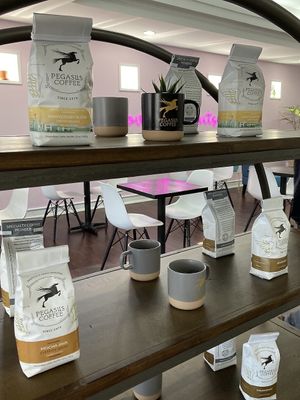 Coffee for sale  at Dude's Donuts in Port Orchard