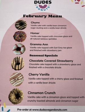 02/25  at Dude's Donuts in Port Orchard