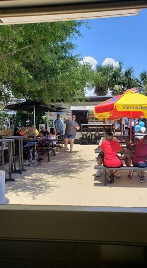 Some of our happy customers just enjoying the beautiful summer day and some authentic Italian ice at Windy City Italian Ice Co in Fort Walton Beach
