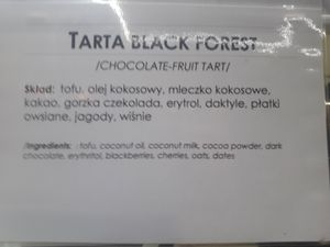 Black forest desert at Turlaj Klopsa - Plac Izaaka in Krakow